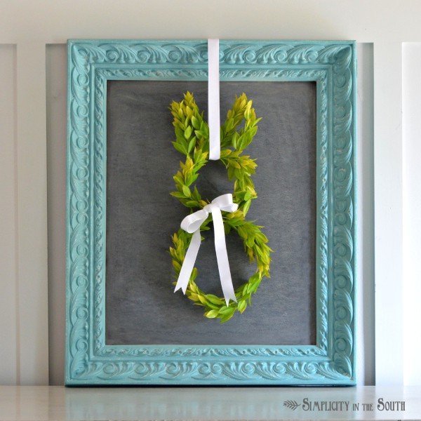 Bunny Boxwood Wreath