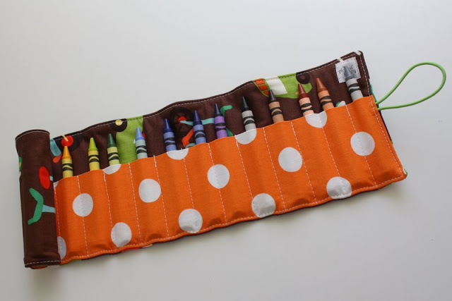 Crayon Roll Organizer