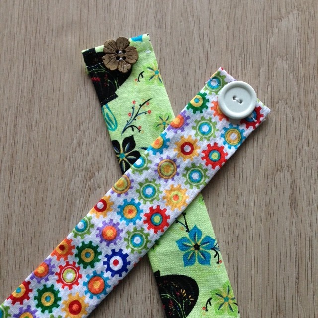 Fabric Scrap Bookmark