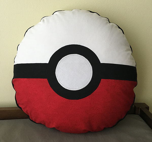 Pokeball Pillow