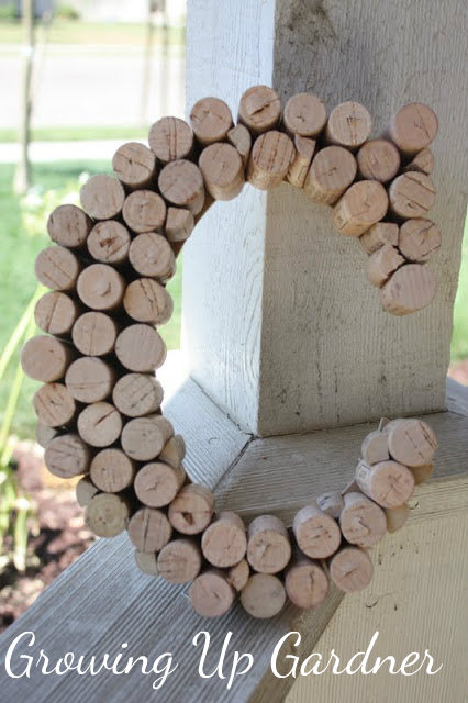 Wine Cork Monogram Letter