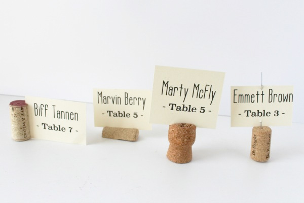 Wine Cork Place Card Holders