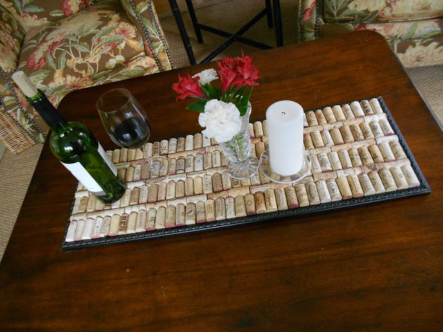 Wine Cork Serving Tray 