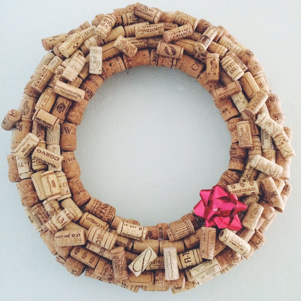 Wine Cork Wreath