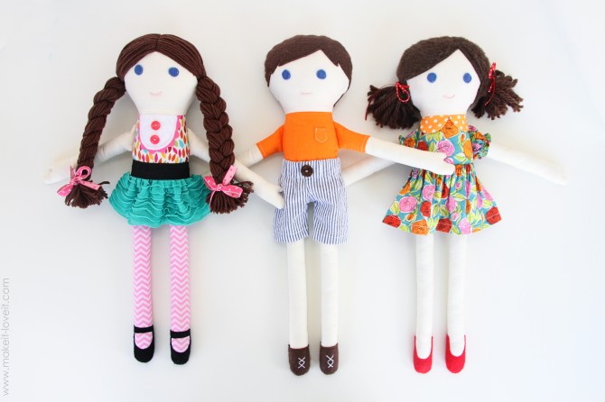 fabric dolls