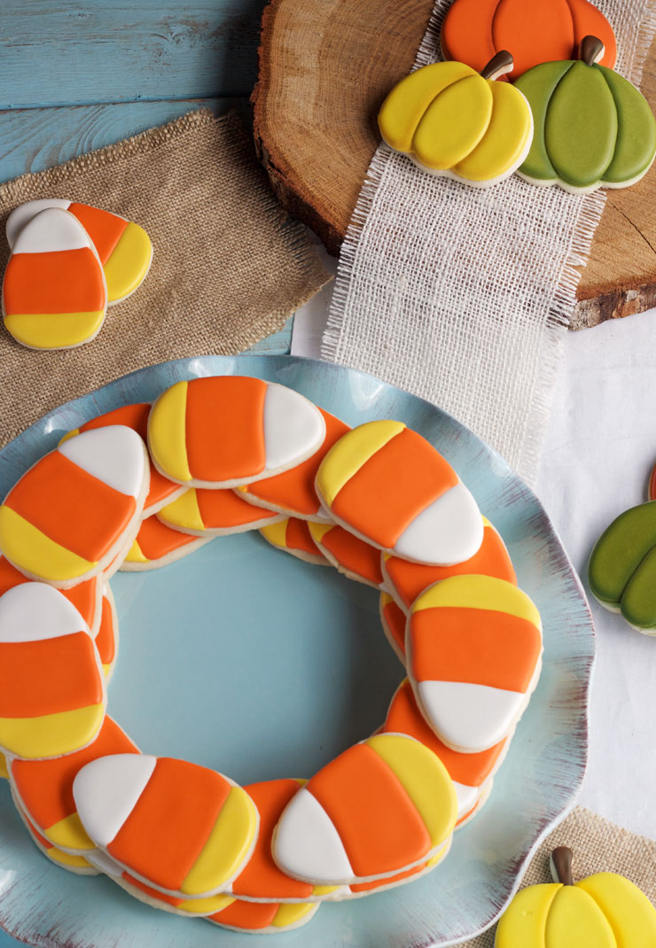 Simple Candy Corn Cookies