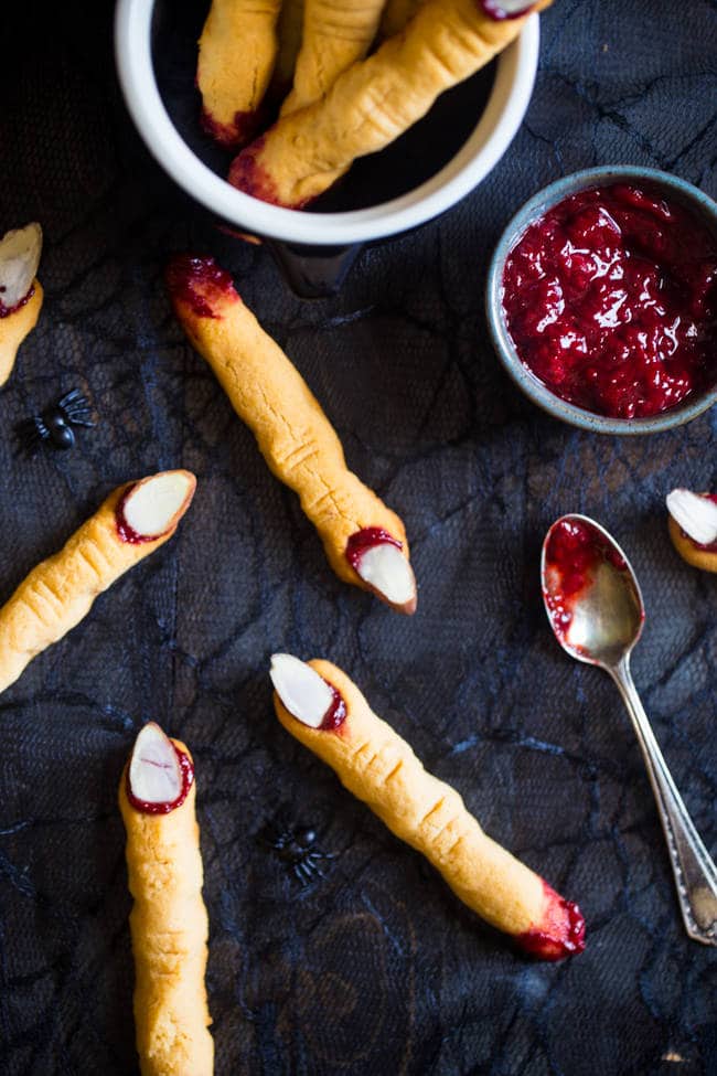 witch fingers cookies