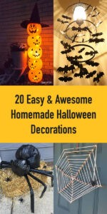 20 Easy & Awesome Homemade Halloween Decorations