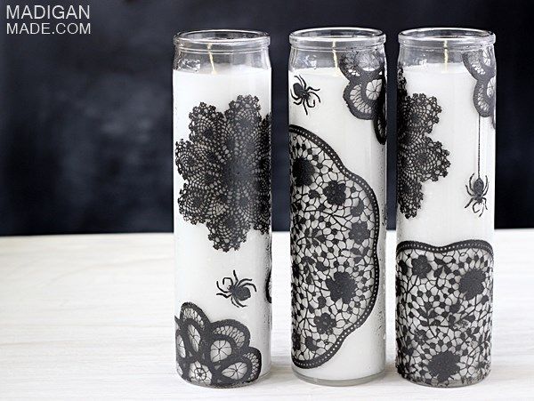 Wicked Painted Candles