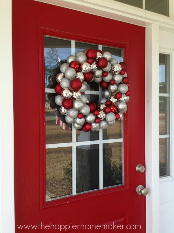 Christmas Ornament Wreath