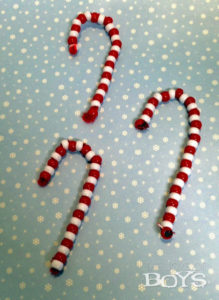 Easy Candy Cane Ornaments