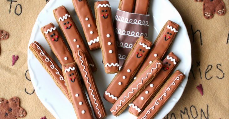 Gingerbread Men Cookie Sticks