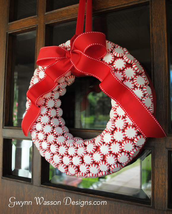 Peppermint Wreath