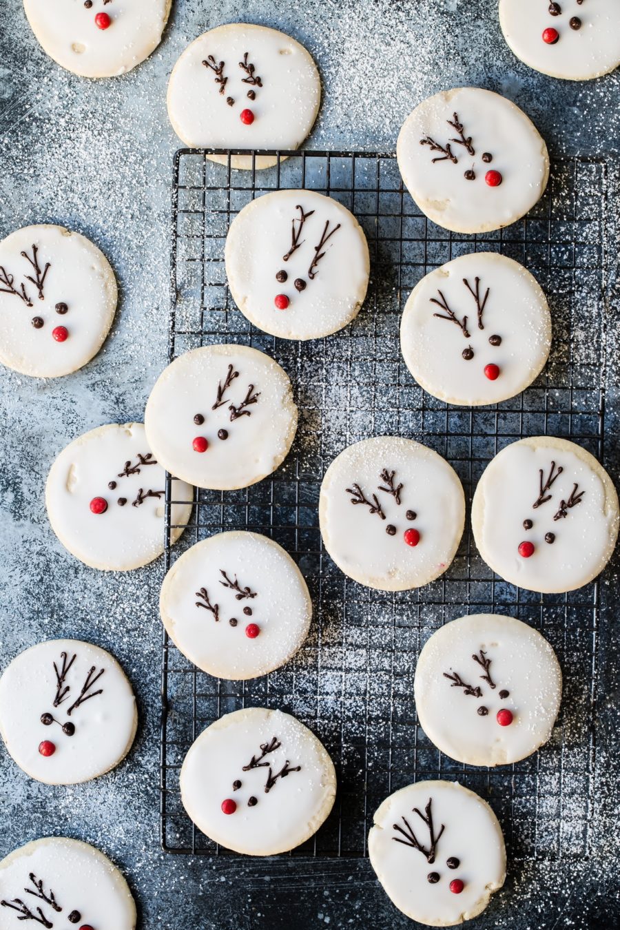 Reindeer Sugar Cookies