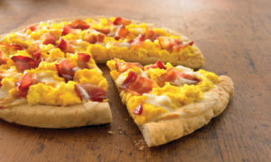 Bacon & Egg Breakfast Pizza