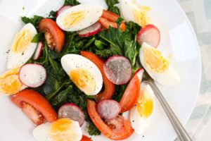 Crunchy Kale and Egg Salad