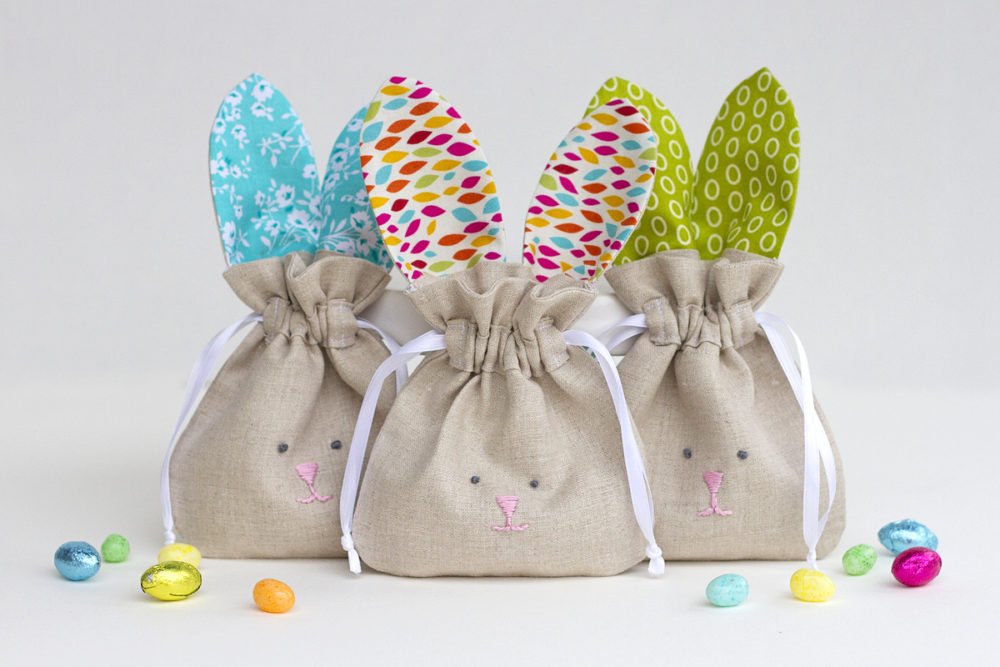 Drawstring Bunny Bags