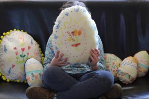 Easter Egg Pillows