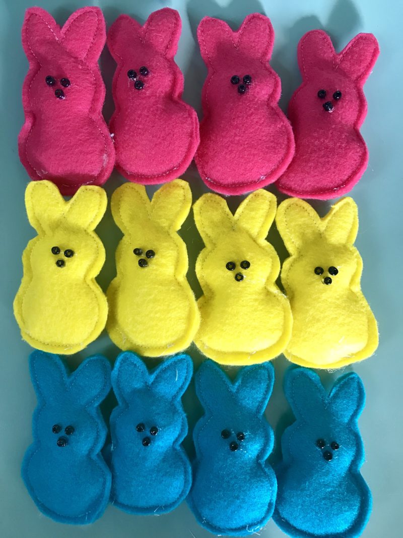 Felt Peeps Bunnies