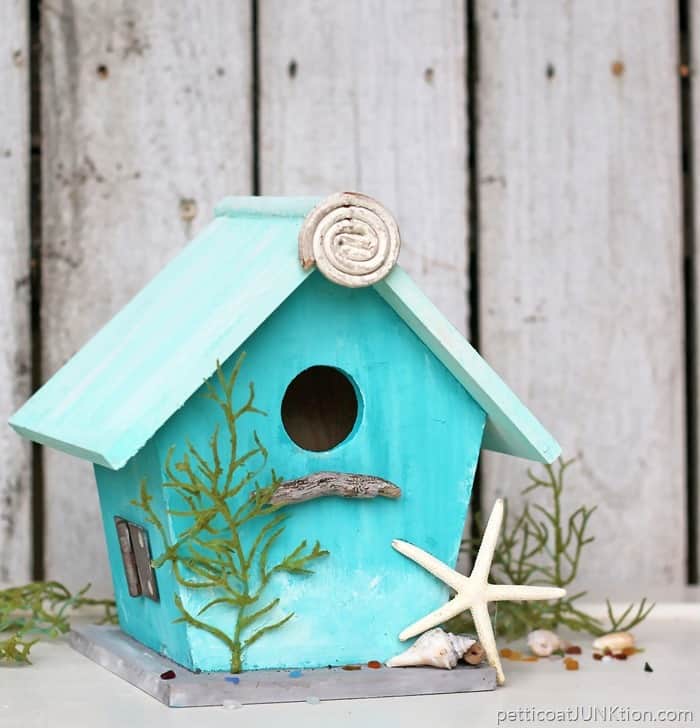 Nautical Beach Themed Birdhouse