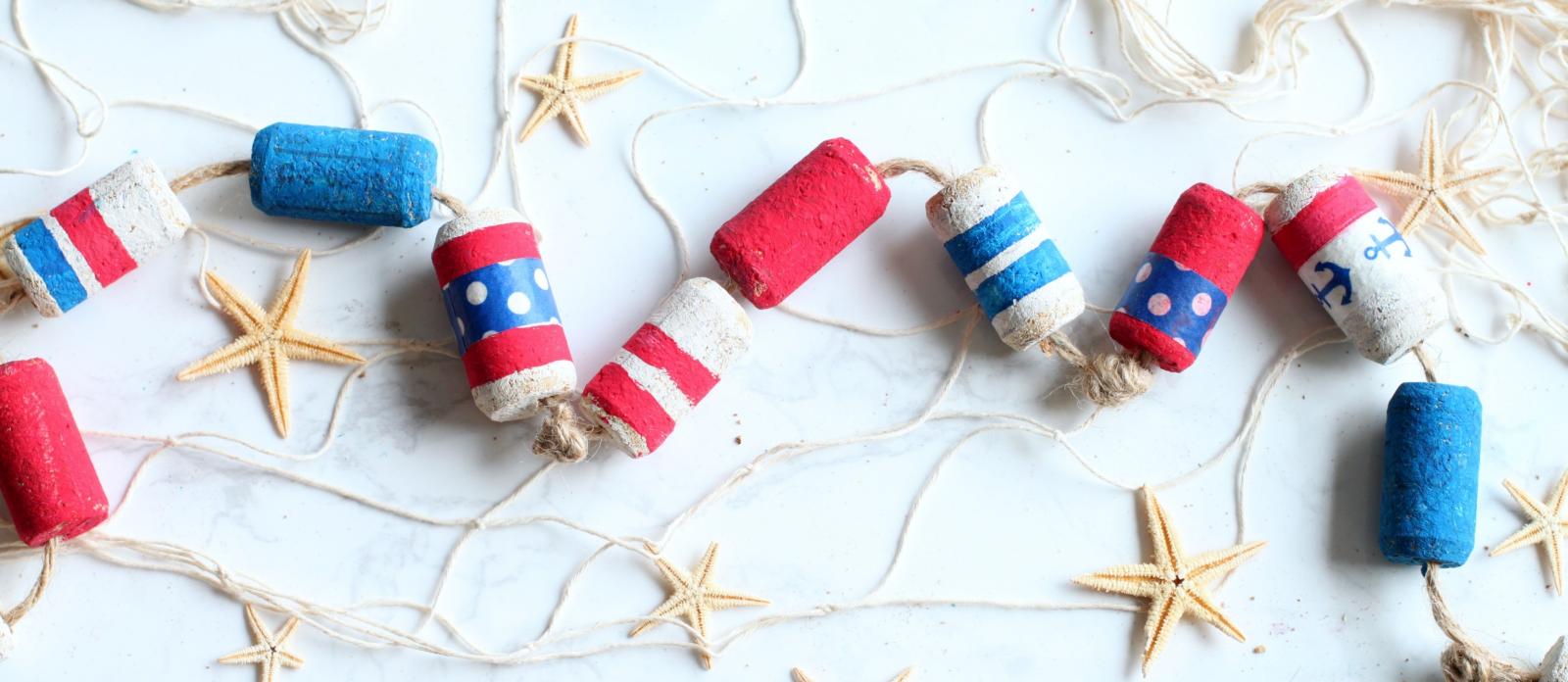 Nautical Wine Cork Garland