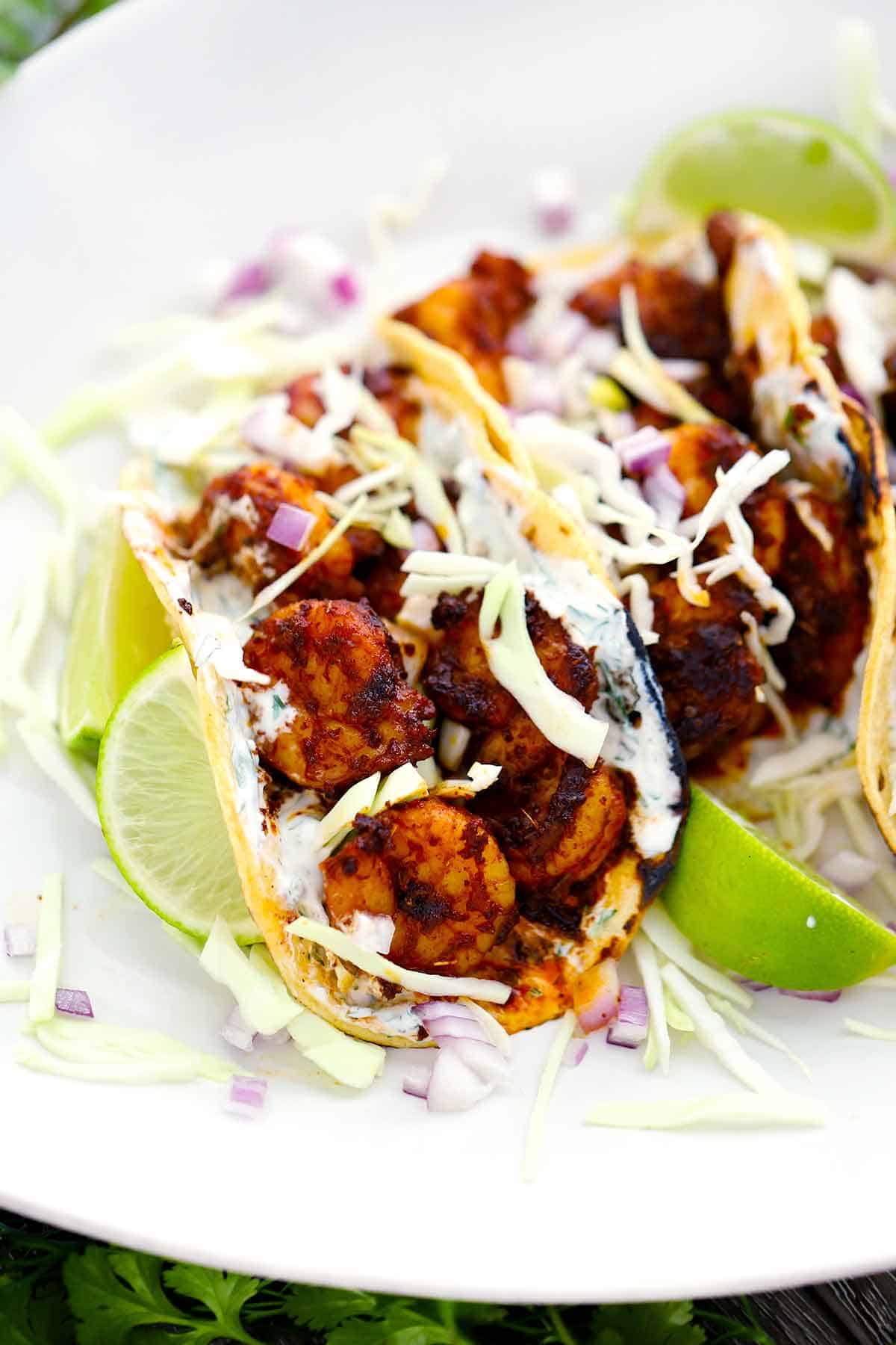 Blackened Shrimp Tacos