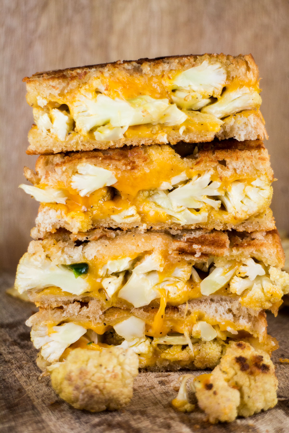 Cauliflower Grilled Cheese Sandwich