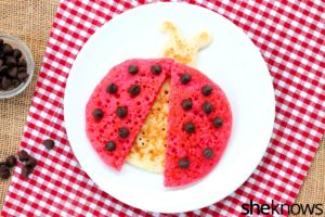 Ladybug Pancakes