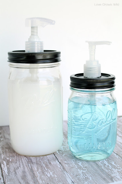 Mason Jar Soap Dispenser